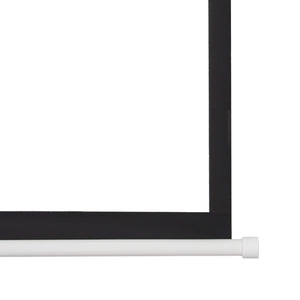 100in HD 4:3 Display Electric Projection Screen w/ Remote - White