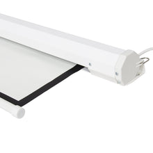 Load image into Gallery viewer, 100in HD 4:3 Display Electric Projection Screen w/ Remote - White
