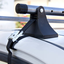 Load image into Gallery viewer, 48in Adjustable Crossbar Cargo Luggage Rack - Gray/Black
