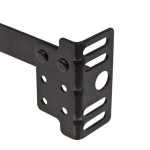 Adjustable Metal Bed Frame w/ Locking Wheels