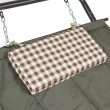 Load image into Gallery viewer, Patio Hammock w/ Stand, Pillow, Storage Pockets - Green/Black
