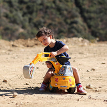 Load image into Gallery viewer, Kids Excavator Construction Ride-On Truck w/ Gardening Set
