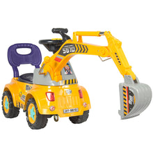 Load image into Gallery viewer, Kids Excavator Construction Ride-On Truck w/ Gardening Set
