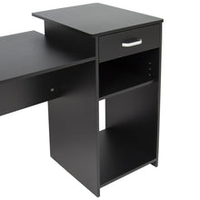 Load image into Gallery viewer, Computer Desk Workstation Table - Black
