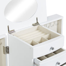 Load image into Gallery viewer, Handcrafted Wooden Jewelry Armoire w/ Mirror
