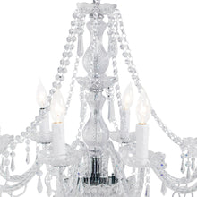Load image into Gallery viewer, 8 Light Crystal Chandelier - Clear
