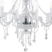 Load image into Gallery viewer, 8 Light Crystal Chandelier - Clear
