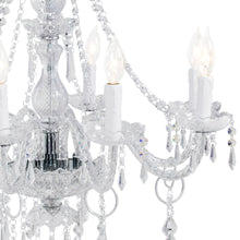 Load image into Gallery viewer, 8 Light Crystal Chandelier - Clear
