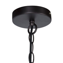Load image into Gallery viewer, Industrial Vintage Hanging 5-Light Ceiling Chandelier Fixture - Bronze
