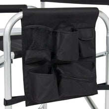 Load image into Gallery viewer, Folding Camping Director&#39;s Chair w/ Side Table, Cup Holder, Storage Pouch
