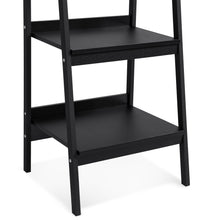 Load image into Gallery viewer, Set of 2 4-Shelf Open Ladder Bookcase Display - Black
