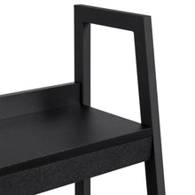 Load image into Gallery viewer, Set of 2 4-Shelf Open Ladder Bookcase Display - Black
