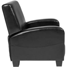 Load image into Gallery viewer, Faux Leather Recliner Chair - Black
