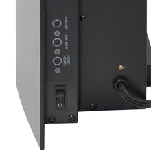 Load image into Gallery viewer, 38in 1500W Electric Wall Mounted Fireplace Heater w/ 3 Color &amp; Heat Settings
