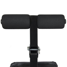 Load image into Gallery viewer, Decline Abdominal Core Workout Bench w/ Adjustable Height - Black
