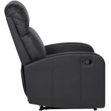 Load image into Gallery viewer, Home Theater Leather Recliner - Black
