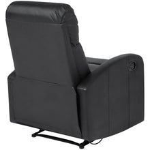 Load image into Gallery viewer, Home Theater Leather Recliner - Black
