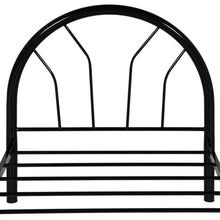 Load image into Gallery viewer, Twin Metal Bed Frame w/ Headboard, Footboard - Black
