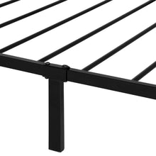 Load image into Gallery viewer, Twin Metal Bed Frame w/ Headboard, Footboard - Black
