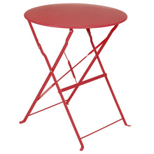 Load image into Gallery viewer, 3-Piece Portable Folding Metal Outdoor Bistro Furniture Set w/ Steel Frame
