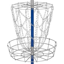 Load image into Gallery viewer, Portable Disc Golf Basket Double Chains Steel Frisbee Hole
