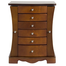 Load image into Gallery viewer, Handcrafted Wooden Jewelry Armoire w/ Mirror
