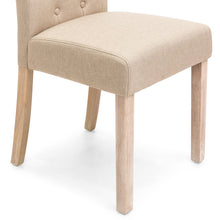 Load image into Gallery viewer, Set of 2 Tufted Parsons Dining Chairs
