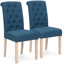 Load image into Gallery viewer, Set of 2 Tufted Parsons Dining Chairs
