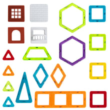 Load image into Gallery viewer, 162-Piece Magnetic Toy Steamroller Dump Truck Building Set
