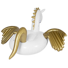 Load image into Gallery viewer, Giant Inflatable Floating Pegasus - White/Gold
