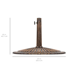 Load image into Gallery viewer, 50lb Cast Iron Umbrella Base Stand w/ Detachable Stem
