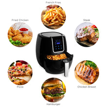 Load image into Gallery viewer, 5.5qt 6-in-1 Digital Non-Stick Air Fryer Appliance w/ LCD Screen, Timer
