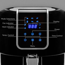 Load image into Gallery viewer, 5.5qt 6-in-1 Digital Non-Stick Air Fryer Appliance w/ LCD Screen, Timer

