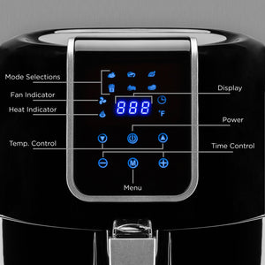 5.5qt 6-in-1 Digital Non-Stick Air Fryer Appliance w/ LCD Screen, Timer