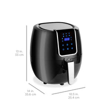 Load image into Gallery viewer, 5.5qt 6-in-1 Digital Non-Stick Air Fryer Appliance w/ LCD Screen, Timer
