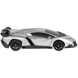 1/24 Kids RC Lamborghini Veneno Racing Car Toy w/ Lights, Shock Suspension