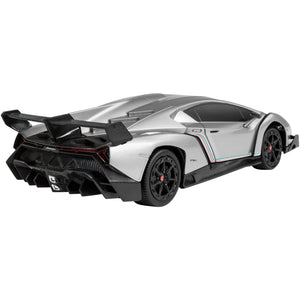 1/24 Kids RC Lamborghini Veneno Racing Car Toy w/ Lights, Shock Suspension