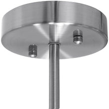 Load image into Gallery viewer, 3-Light Metal and Glass Diffuser Drum Chandelier
