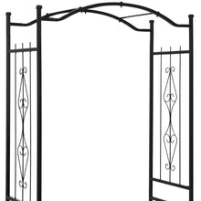 Load image into Gallery viewer, Steel Garden Arch Arbor Trellis for Climbing Plants, 92in Height
