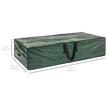 Load image into Gallery viewer, Weather-Resistant Christmas Tree Storage Bag for 9ft Tree w/ Handles - Green

