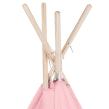 Load image into Gallery viewer, 6ft Kids Cotton Pretend Teepee Play Tent w/ LED Lights, Carrying Bag

