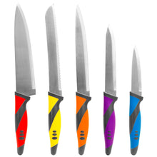 Load image into Gallery viewer, 11-Piece Knife Utensil Set w/ Rotating Stand, Heat-Resistant Heads - Multi
