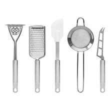 Load image into Gallery viewer, 29-Piece Stainless Steel Kitchen Cooking Utensil Set - Silver
