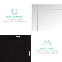 Load image into Gallery viewer, 36x24in Modern Decorative Rectangular Frameless Wall Mirror
