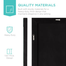 Load image into Gallery viewer, 36x24in Modern Decorative Rectangular Frameless Wall Mirror
