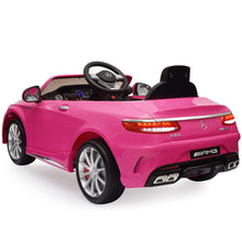 Load image into Gallery viewer, 12V Kids Licensed Mercedes-Benz S63 Coupe Ride-On Car w/ Parent Control
