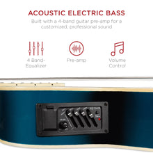 Load image into Gallery viewer, Acoustic Electric Bass Guitar w/ Equalizer, Truss Rod
