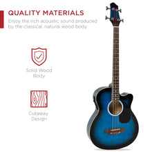 Load image into Gallery viewer, Acoustic Electric Bass Guitar w/ Equalizer, Truss Rod
