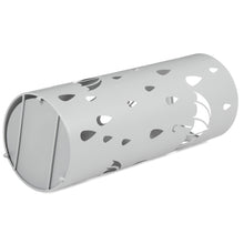 Load image into Gallery viewer, Spherical Metal Umbrella Stand w/ 2 Side Hooks, Drain Tray - Silver
