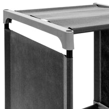 Load image into Gallery viewer, 6-Drawer Multi-Purpose Cubby Storage Cabinet - Black
